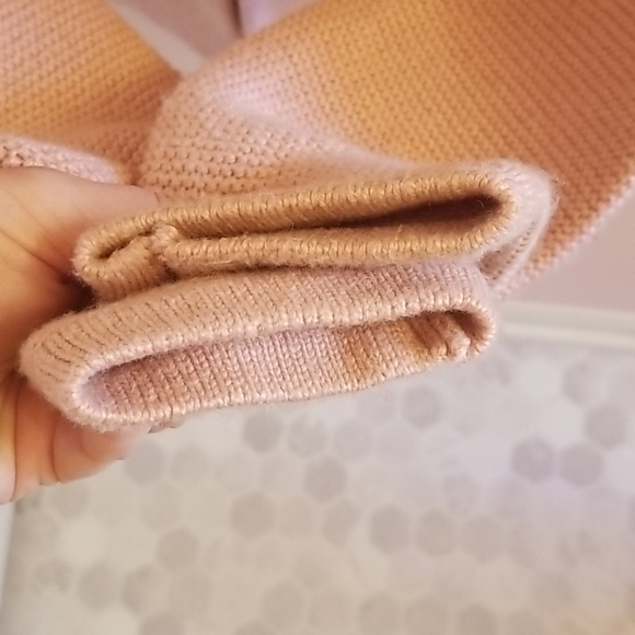 HANNA ANDERSSON mauve knit cardigan - Picture 5 of 6